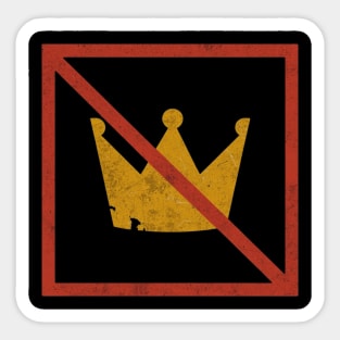 No-Kings-In-America Sticker